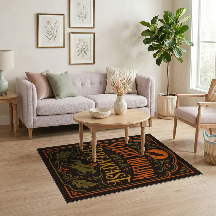 Sleepy Hollow Halloween Area Rug