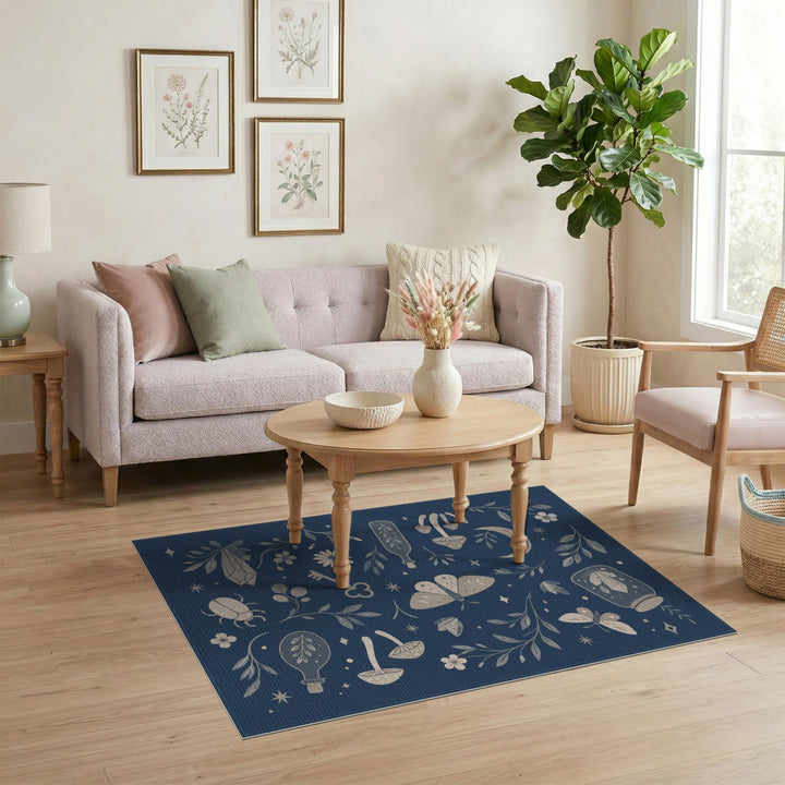 Mystic Moth Boho Area Rug