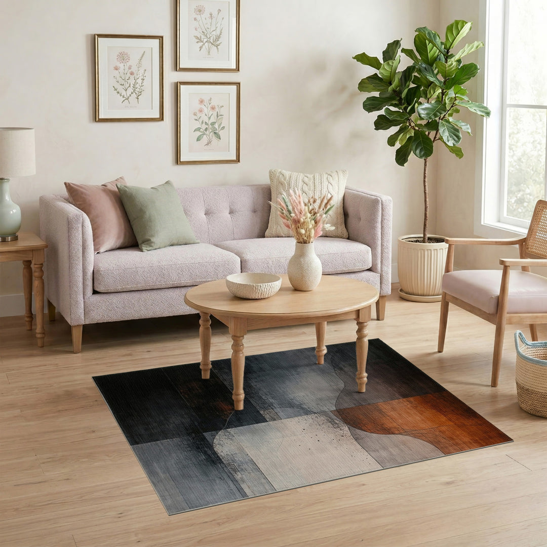 Grey Abstract Area Grey Abstract Geometric Area Rug