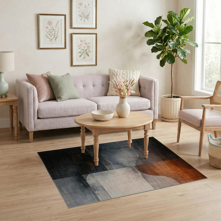 Grey Abstract Area Grey Abstract Geometric Area Rug