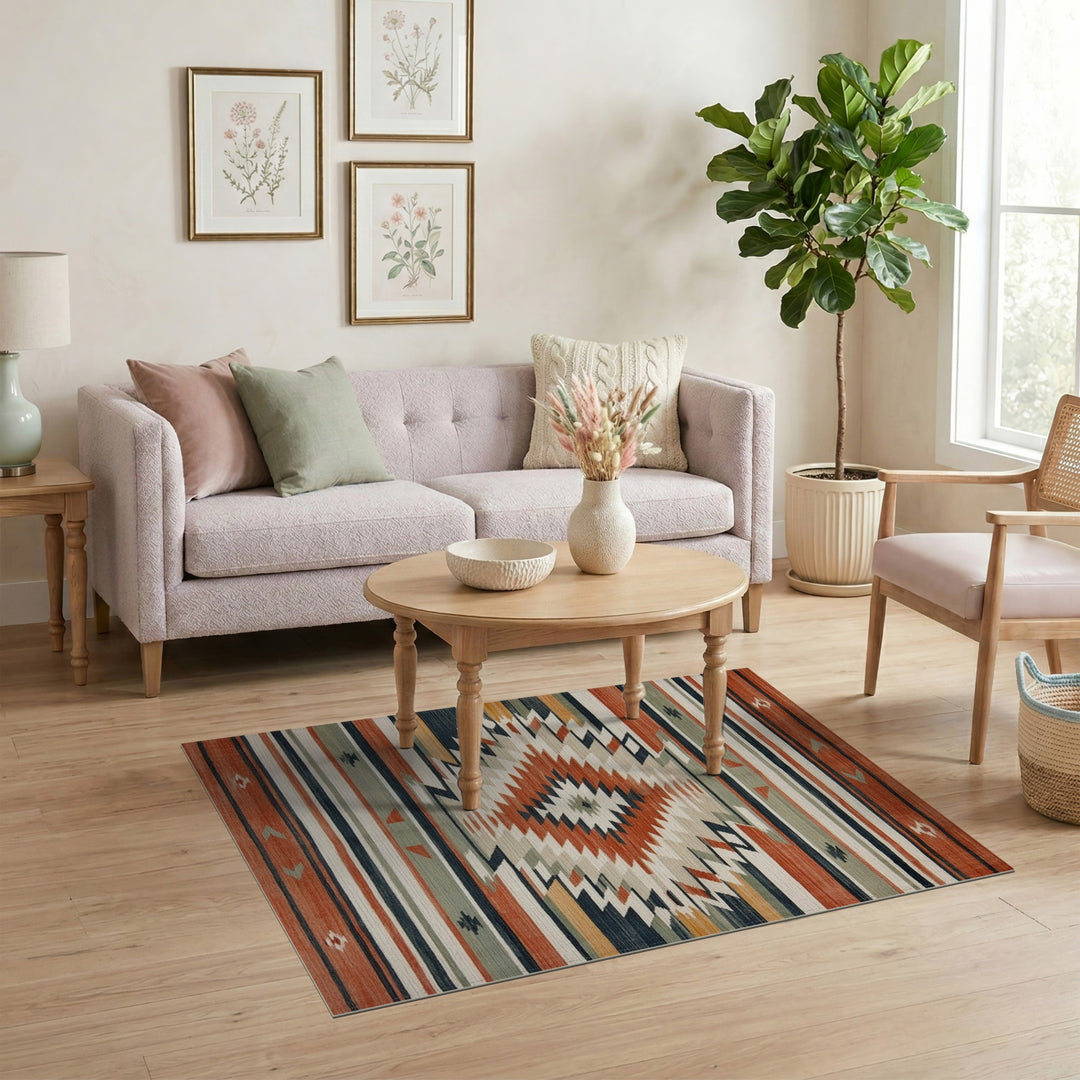 Southwestern Geometric Area Rug