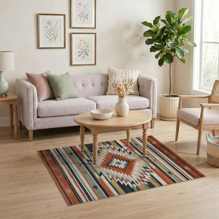 Southwestern Geometric Area Rug