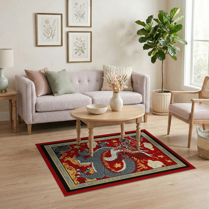 Red Dragon Heritage Area Rug