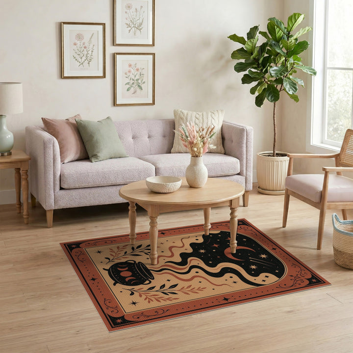 Mystic Cauldron Celestial Area Rug
