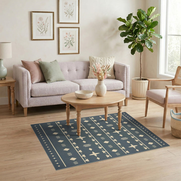 Heritage Tribal Blue Heritage Tribal Area Rug