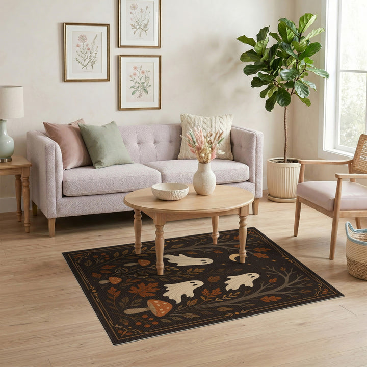 Ghost Forest Halloween Area Rug
