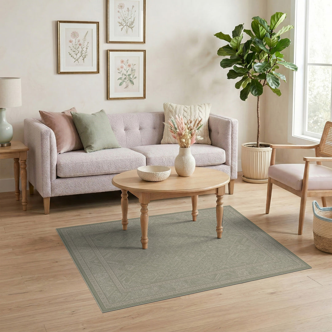 Heritage Tribal Sage Green Heritage Tribal Area Rug