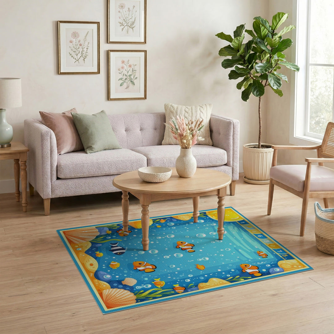 Clownfish Underwater Kids Area Rug