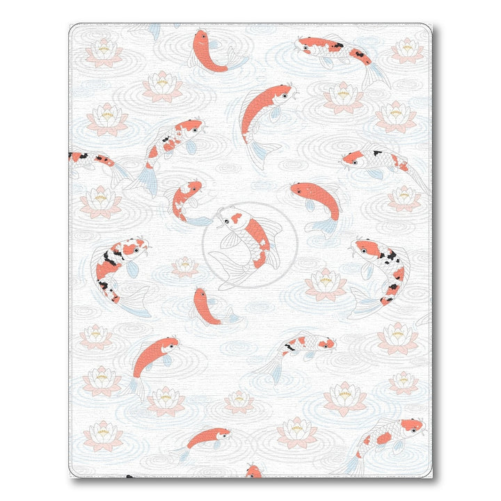 Koi Lotus Washable Area Rug