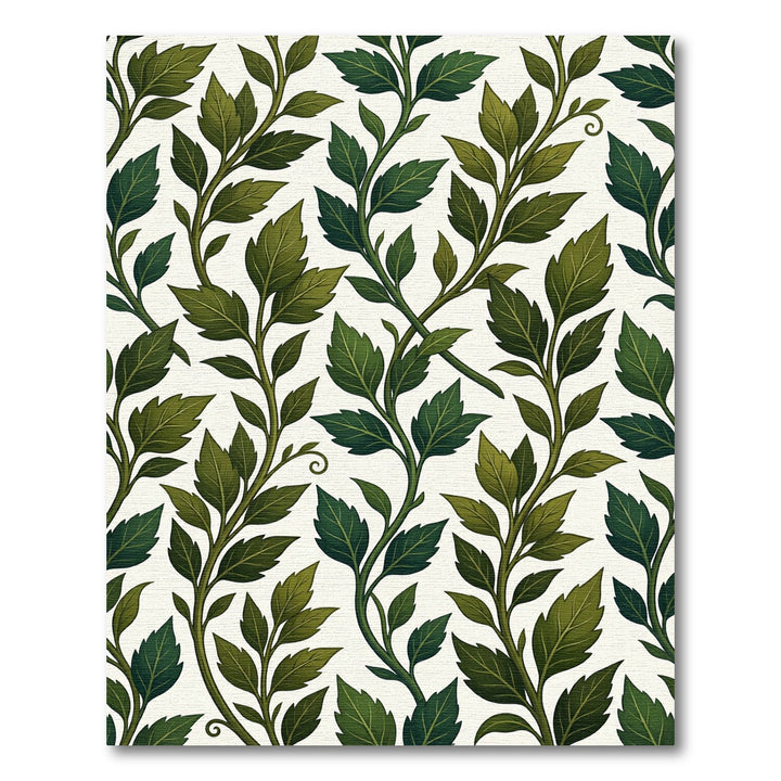 Lush Green Verdant Vine Rug