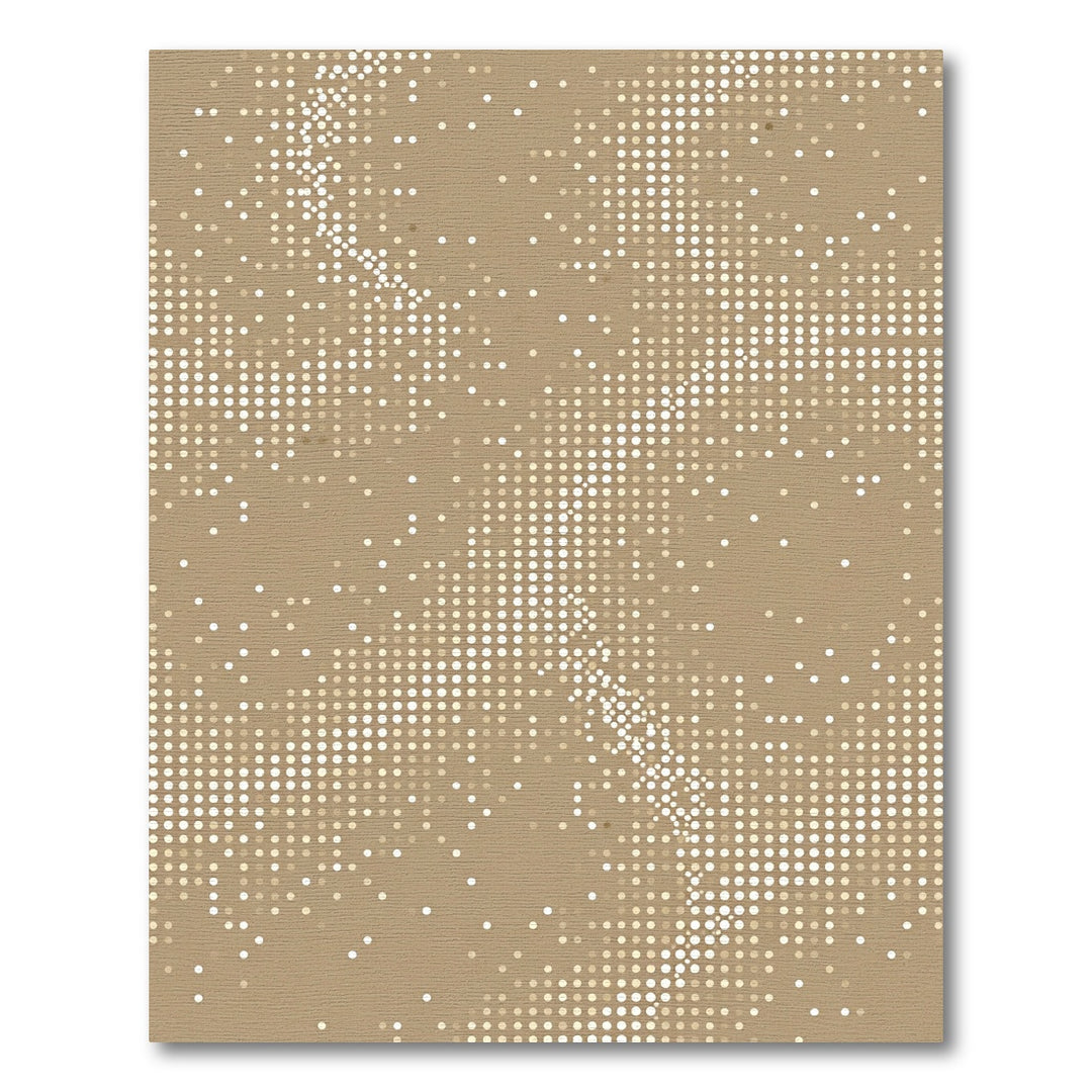 Abstract Sand Speckle Pixelated Rug