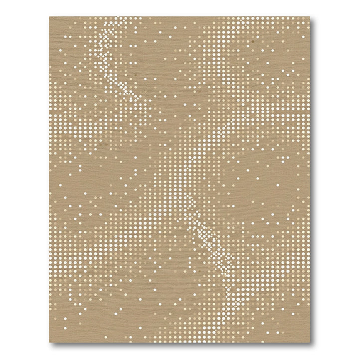 Abstract Sand Speckle Pixelated Rug