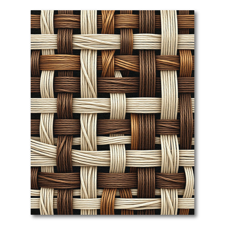 Woven Tan Beige Rich Brown Texture Rug
