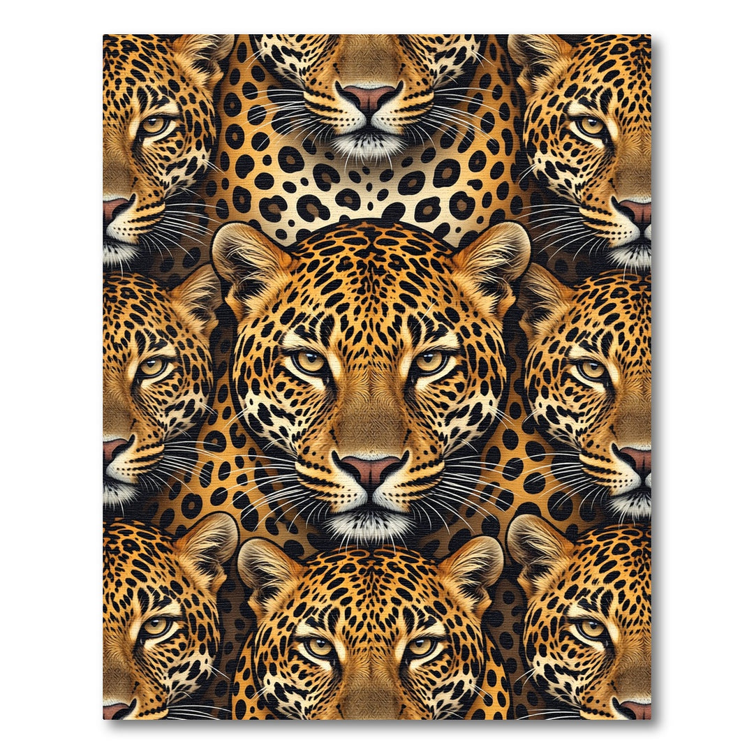 Exotic Leopard Spots Wildlife Rug