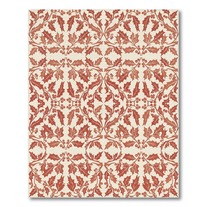Red Holly Berry Botanical Harmony Rug