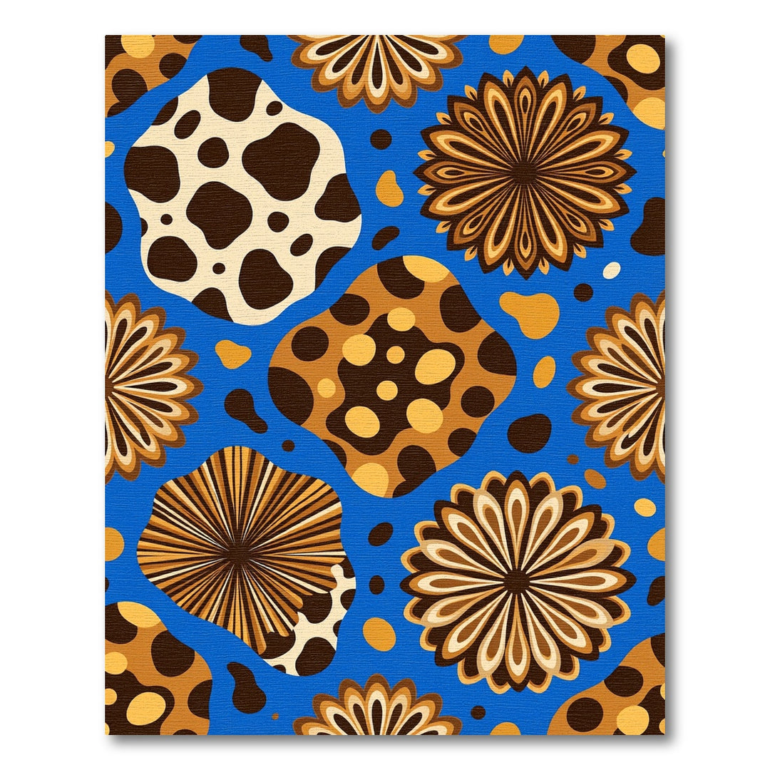Retro Animal Flower Abstraction Rug