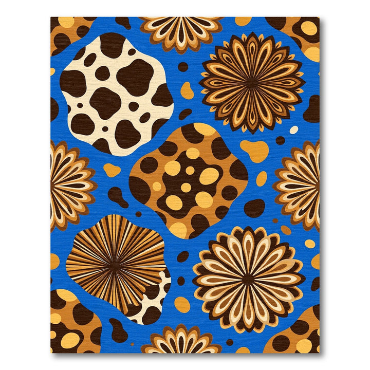 Retro Animal Flower Abstraction Rug