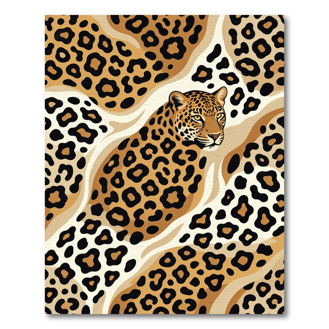 Leopard Spots Jaguar Animal Print Rug