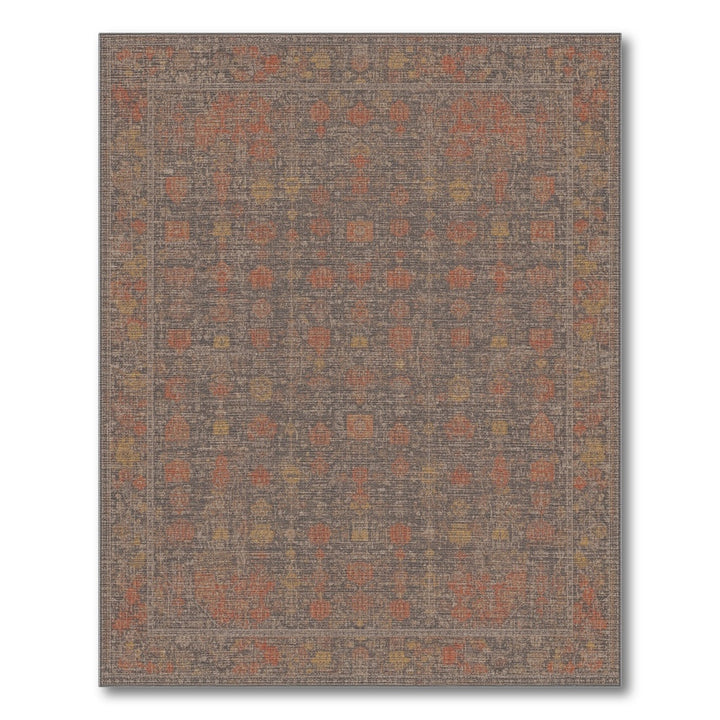 Distressed Vintage Distressed Vintage Brown Area Rug