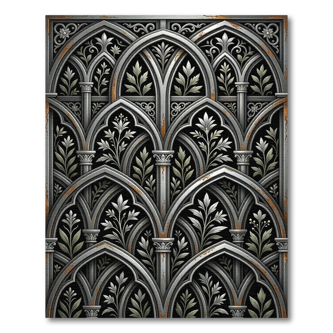 Gothic Laurel Archway Ornament Rug