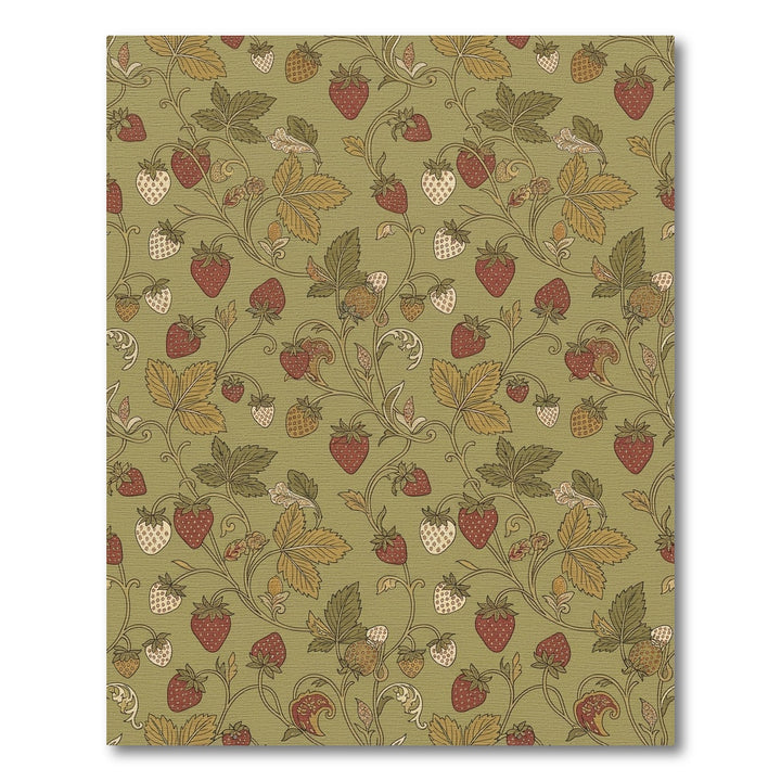 Vintage Strawberry Vine Woodland Rug