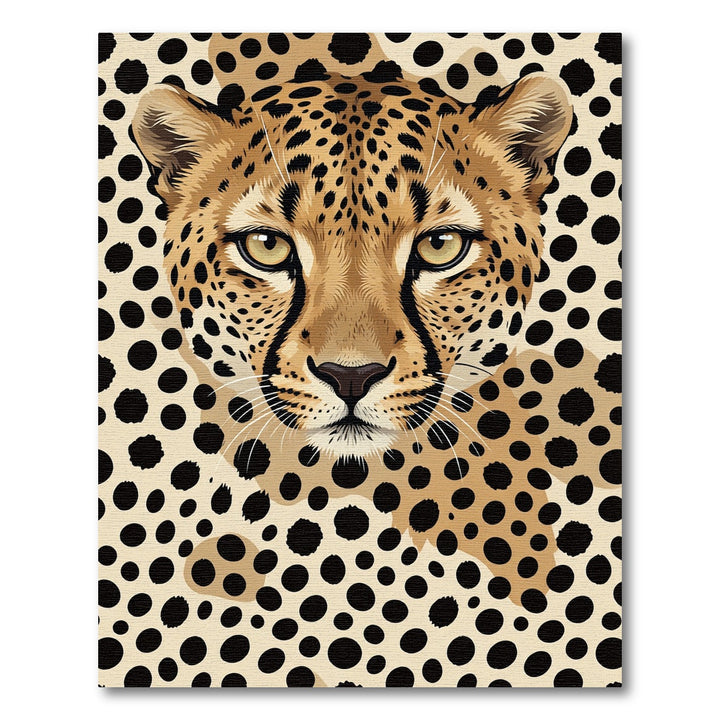 Bold Leopard Spot Face Rug