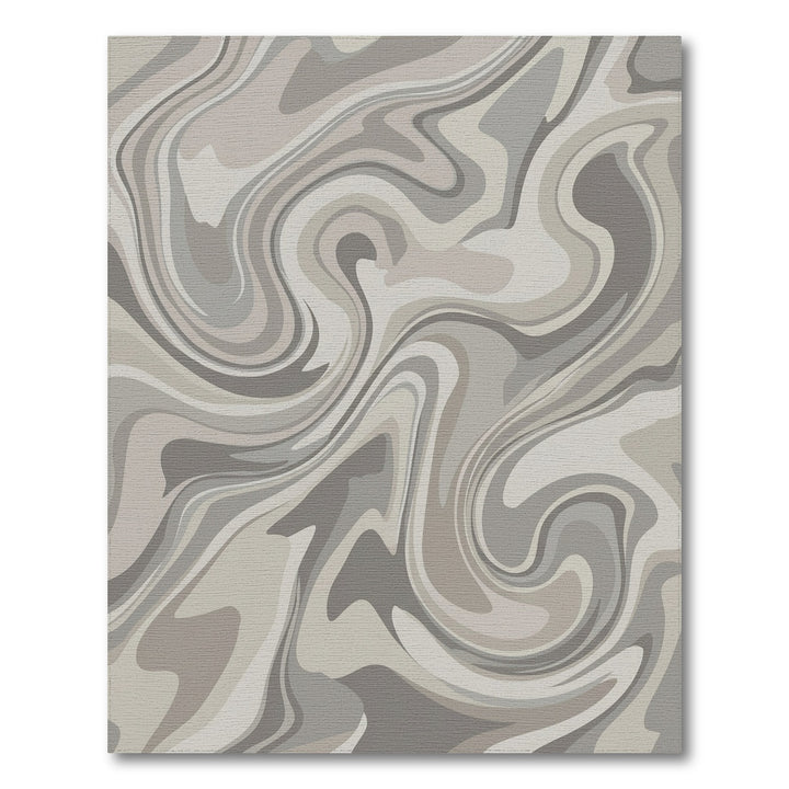 Neutral Swirl Marble Fluidity Rug