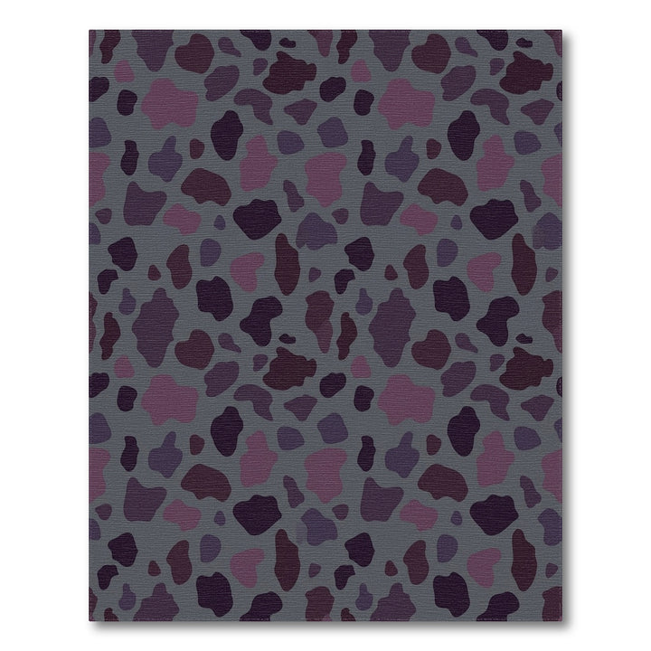 Dark Gray Amorphous Shapes Rug