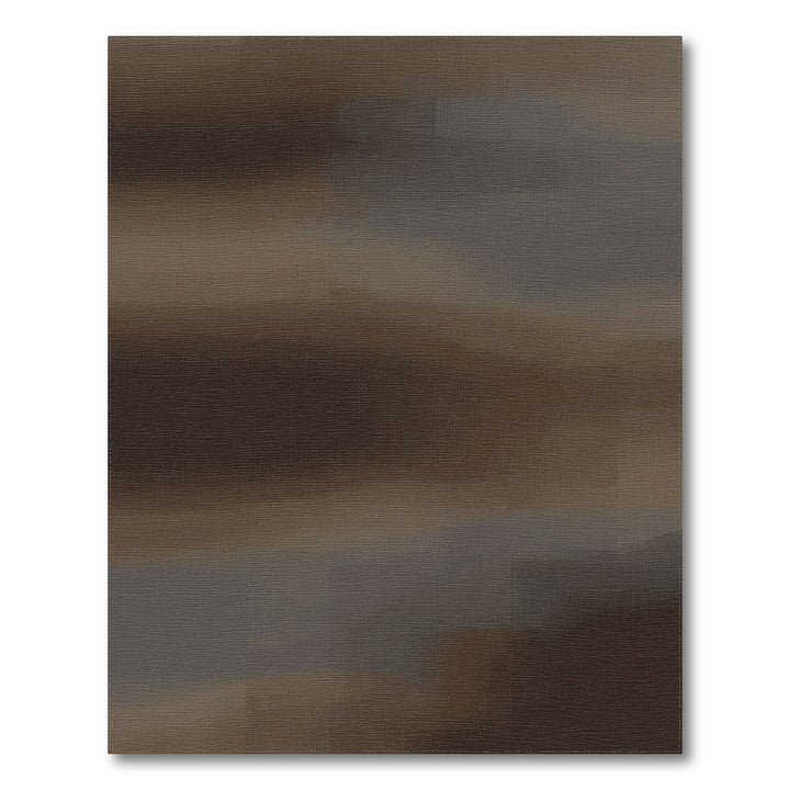 Earthy Brown Camouflage Abstract Rug