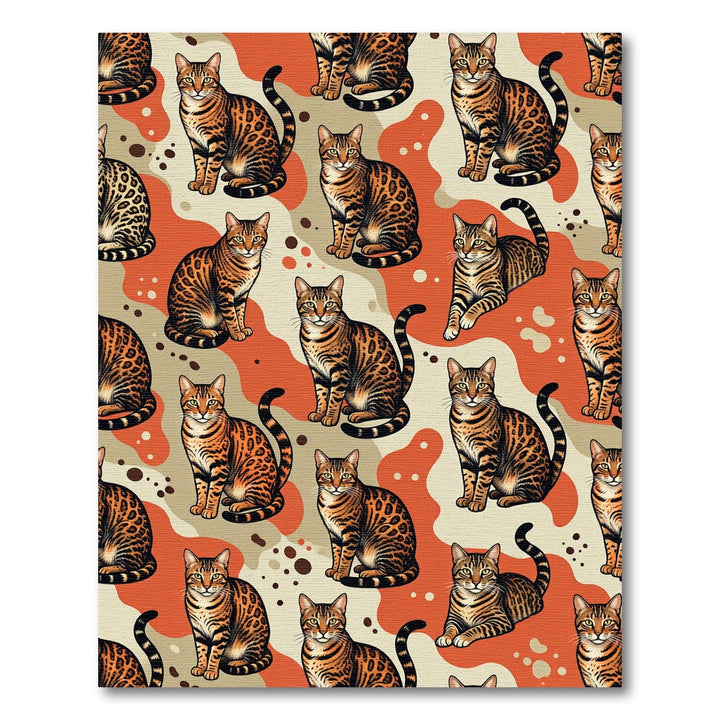 Wild Bengal Cat Spots Rug