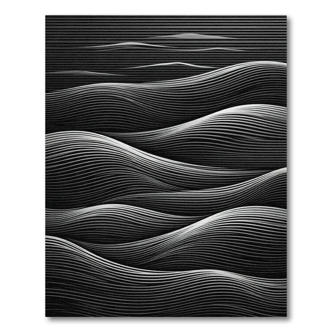 Monochromatic Rippling Wave Rug