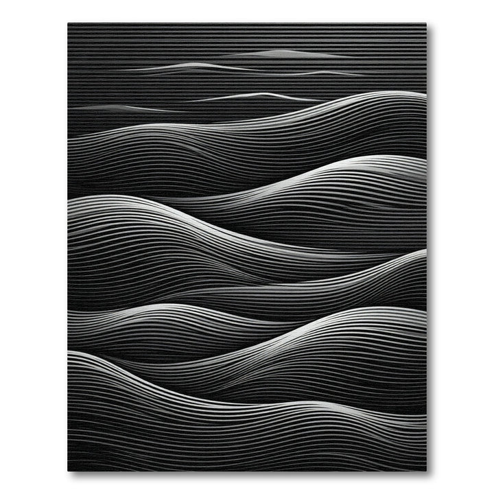Monochromatic Rippling Wave Rug