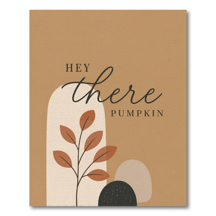 Brown and Tan Hey There Pumpkin Boho Area Rug