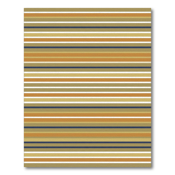 Earthy Tone Horizontal Stripe Rug