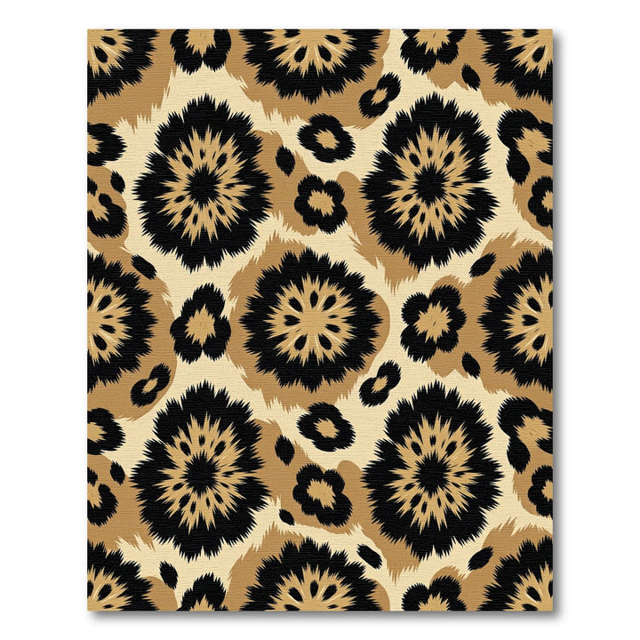 Wild Animal Spots and Sunbursts Rug