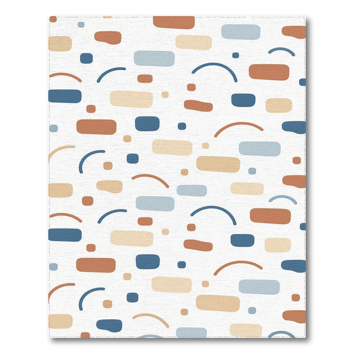 Abstract Area Multi-color and Patterns Abstract Multi-Color Area Rug