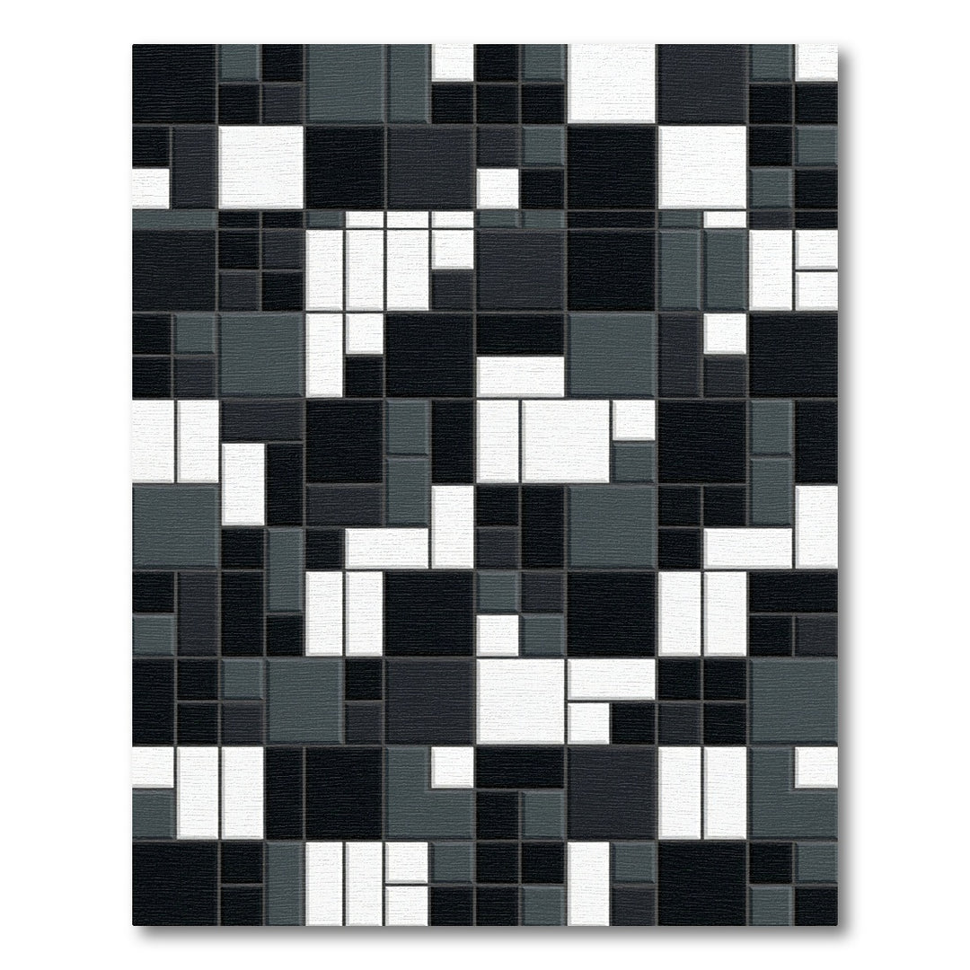 Monochromatic Geometric Grid Rug