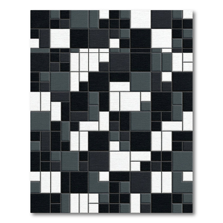 Monochromatic Geometric Grid Rug