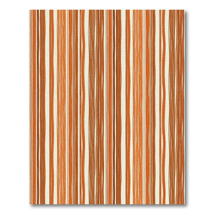Warm Earthy Tones Vertical Stripe Rug