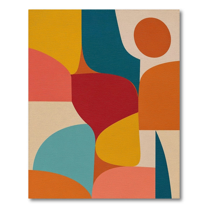 Abstract Area Vivid Multi-Color Abstract Area Rug