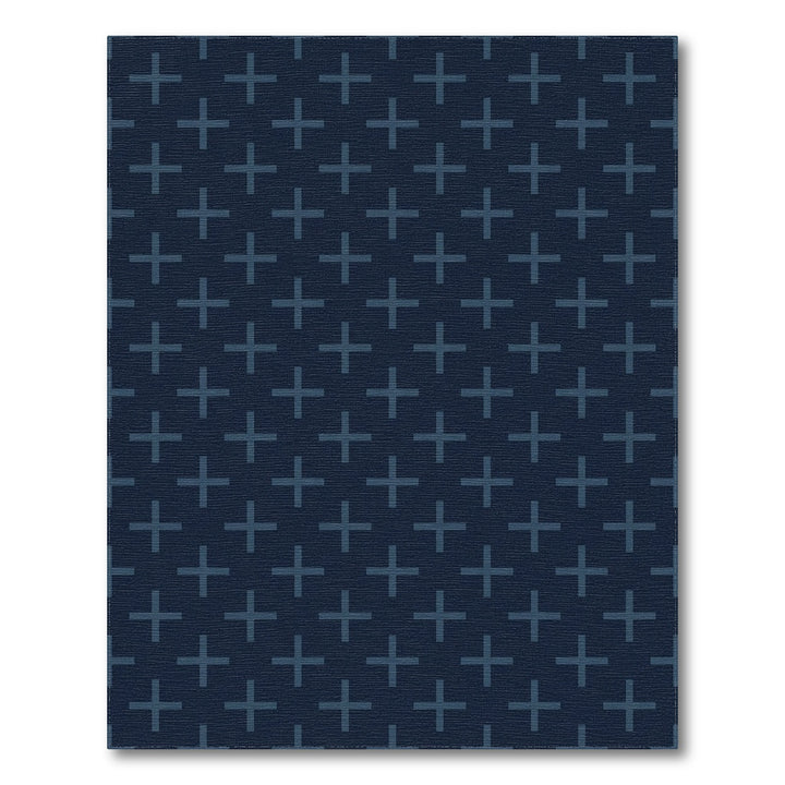 Dark Blue Plus All Over Rug