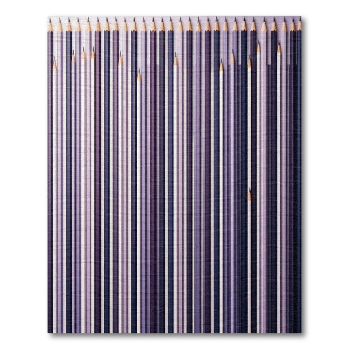 Modern Violet Tone Vertical Stripes Rug