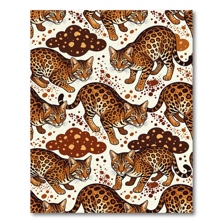 Leopard Spots Clouds Rug