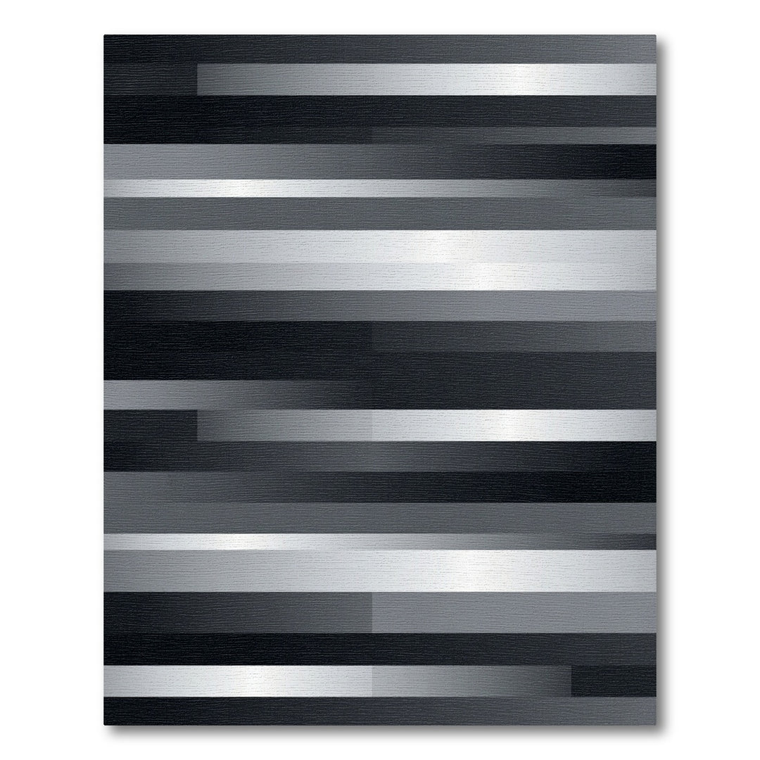 Modern Horizontal Gradient Stripe Rug