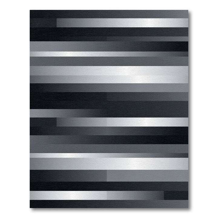 Modern Horizontal Gradient Stripe Rug