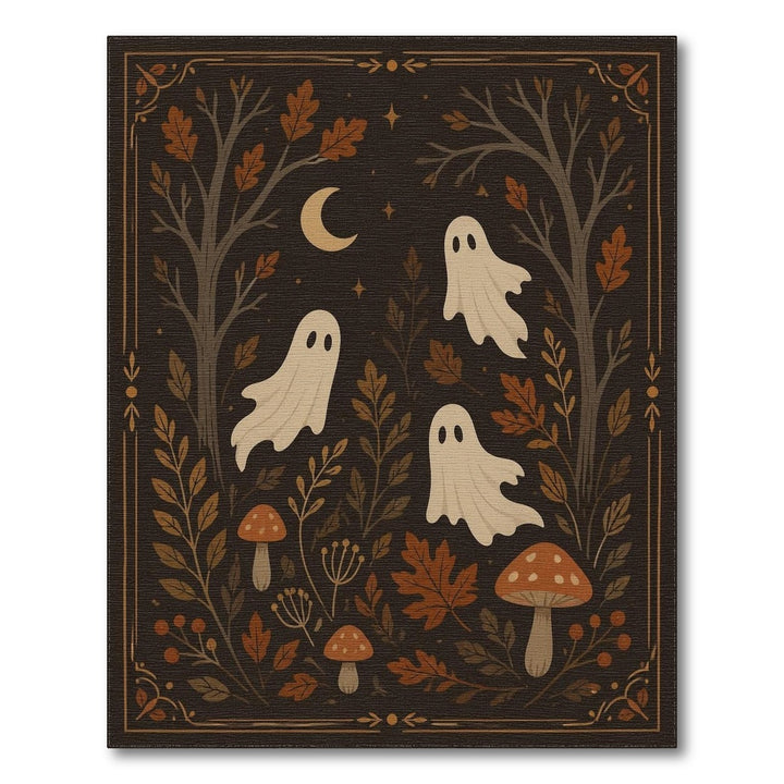 Ghost Forest Halloween Area Rug