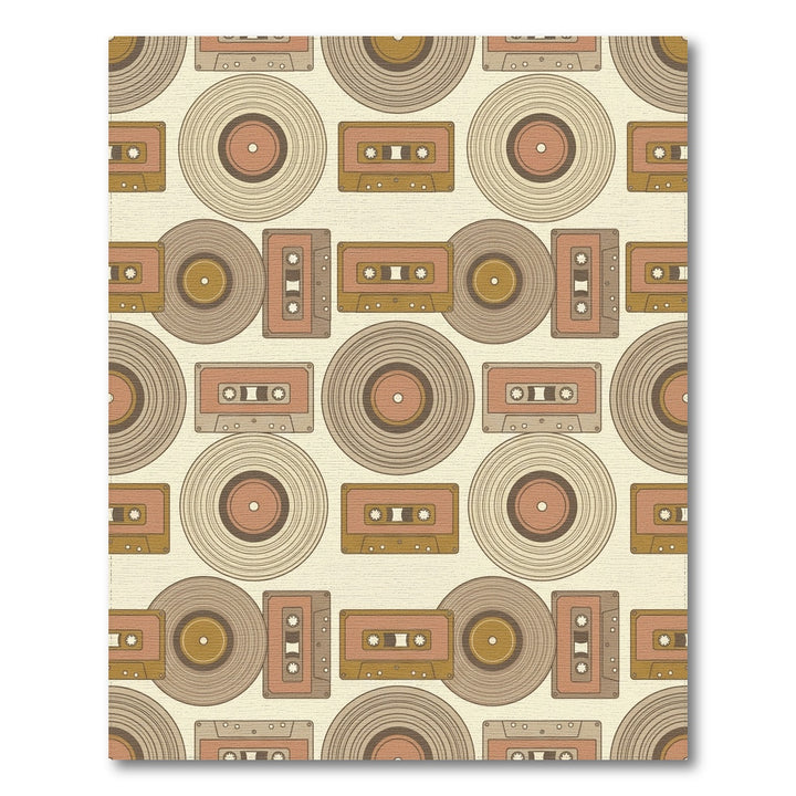 Retro Vinyl Cassette Repeat Rug