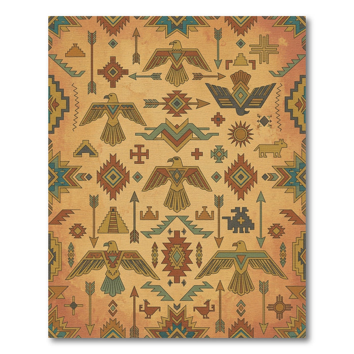 Thunderbird Sun Arrow Southwest Collection Rug