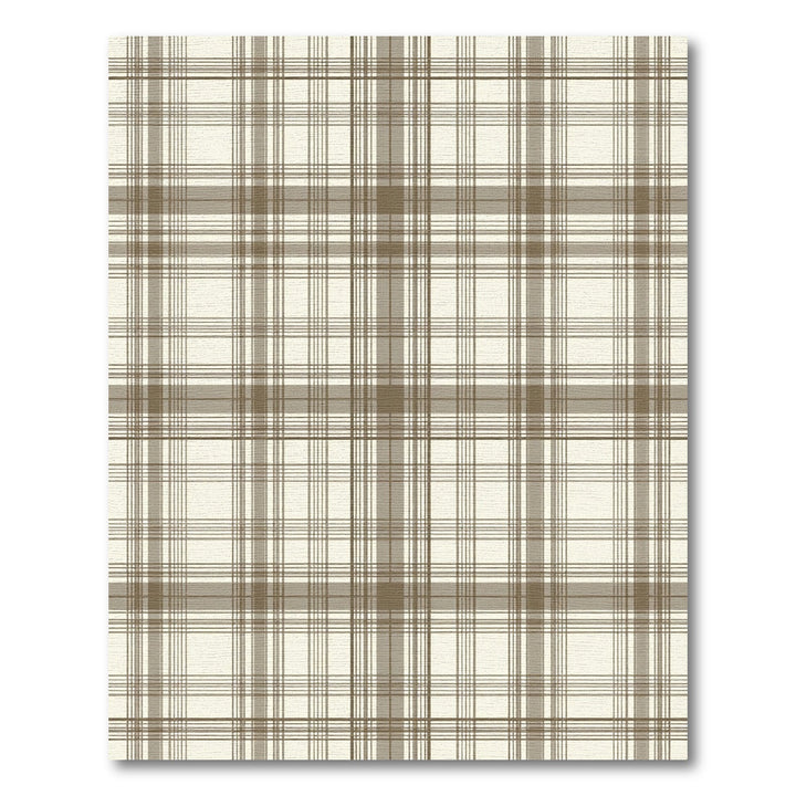 Classic Brown Tartan Plaid Rug