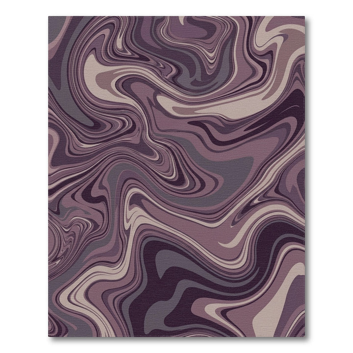 Amethyst Swirl Marble Abstract Rug